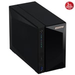 Asustor AS3302T V2 2 Yuvalı NAS Depolama - Realtek RTD1619B, 2GB DDR4, 2.5GbE, 3x USB 3.2, 4x22TB Destekli