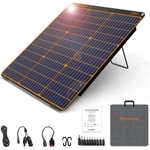 FlexSolar A60 60W Taşınabilir Güneş Paneli - Yüzde 22 Verim, Solar Monokristal Hücre, USB ve DC Çıkışlı, Katlanabilir