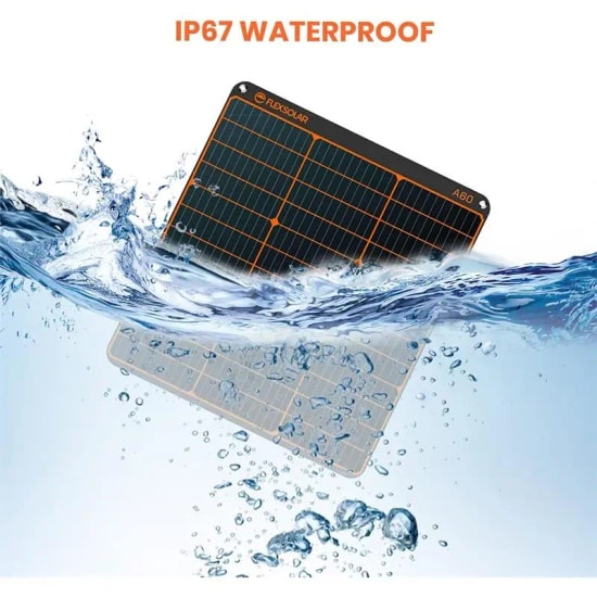 FlexSolar A60 60W Taşınabilir Güneş Paneli - Yüzde 22 Verim, Solar Monokristal Hücre, USB ve DC Çıkışlı, Katlanabilir