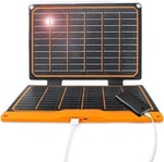 Flexsolar S20 20W Taşınabilir Güneş Paneli - Yüksek Verimli Monokristal Hücre, Çift USB Çıkışlı, Katlanabilir Tasarım