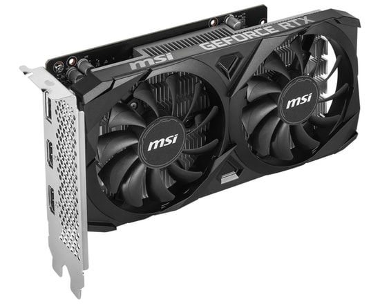 MSI GeForce RTX 3050 Ventus 2X E OC 6GB GDDR6 Ekran Kartı - 96Bit, 1492MHz, Ray Tracing, DLSS, 2xHDMI 2.1, DP 1.4, DX 12
