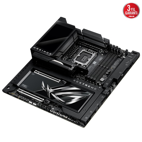 Asus Rog Maximus Z890 Extreme Intel Z890 LGA1851 DDR5 8800 Hdmi 2xThunderbolt5 6xM2 Usb3.2 WiFi 7 BT Aura Ana Kart