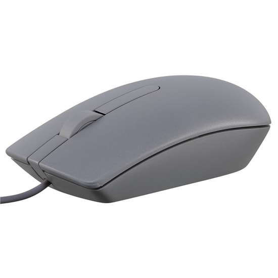 DELL MS116 Optik Gri Optik Mouse (570-AAIT) - 1000DPI Hassasiyetli, USB-A Kablolu, Ergonomik Tasarım