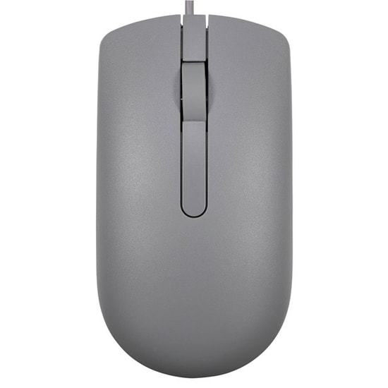 DELL MS116 Optik Gri Optik Mouse (570-AAIT) - 1000DPI Hassasiyetli, USB-A Kablolu, Ergonomik Tasarım