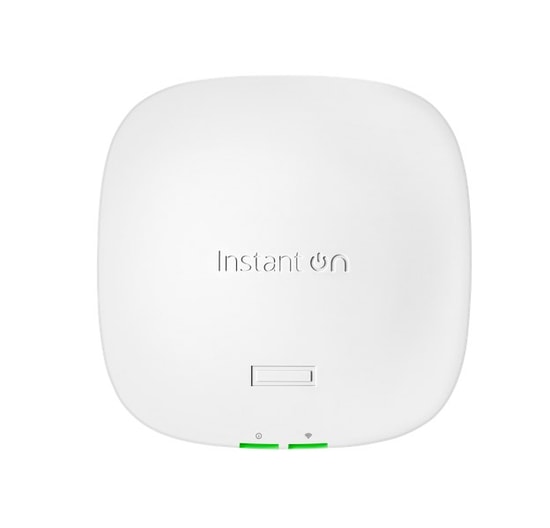 HPE Aruba Instant On AP21 AC1200 WiFi 6 İç Ortam  Access Point (S1T09A) - 802.11ax, 2x2 MIMO Anten, 1G LAN, PoE Desteği