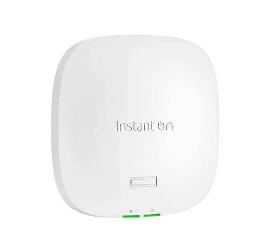 HPE Aruba Instant On AP21 AC1200 WiFi 6 İç Ortam  Access Point (S1T09A) - 802.11ax, 2x2 MIMO Anten, 1G LAN, PoE Desteği