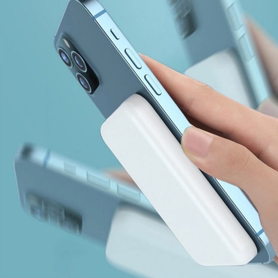 Nettech NT-PW38 Beyaz 15W Magsafe 10000 mAh Powerbank - Kablosuz Hızlı Şarj, Type-C Kablo