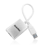 Dark DK-AC-UGA33 USB 3.0 to HDMI 1.3 Dönüştürücü - USB Type-A Full HD 1080P Adaptör, 15cm Kablo, Yüksek Hızlı Bağlantı