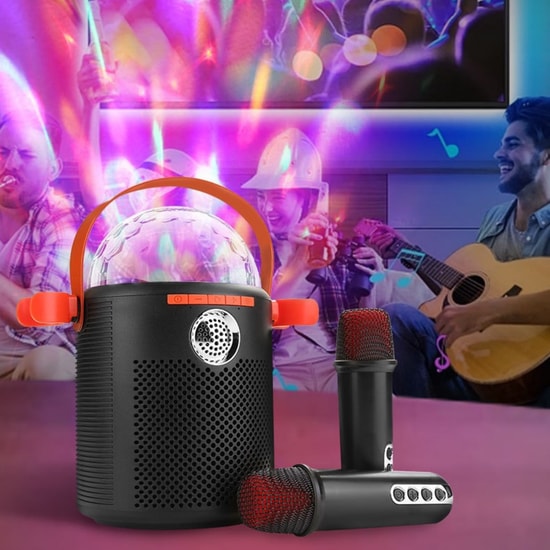 Nettech Y-13 Karaoke Box Kablosuz Hoparlör (NT-108802) - Bluetooth Taşınabilir Speaker