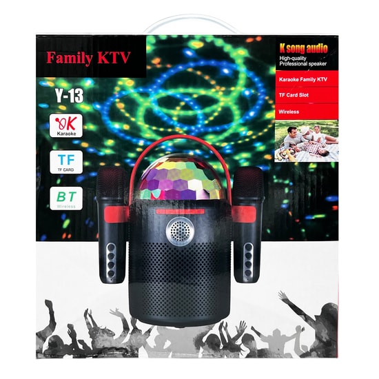 Nettech Y-13 Karaoke Box Kablosuz Hoparlör (NT-108802) - Bluetooth Taşınabilir Speaker