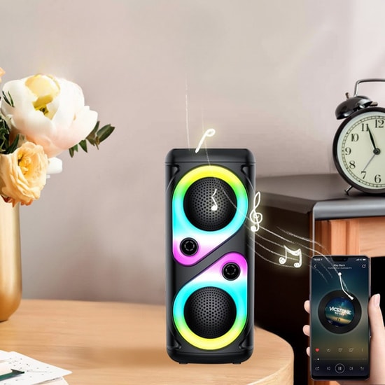 Blueseed BS-105 Party Box Kablosuz Bluetooth Hoparlör (Siyah) NT-108806 - Taşınabilir Speaker, USB, AUX