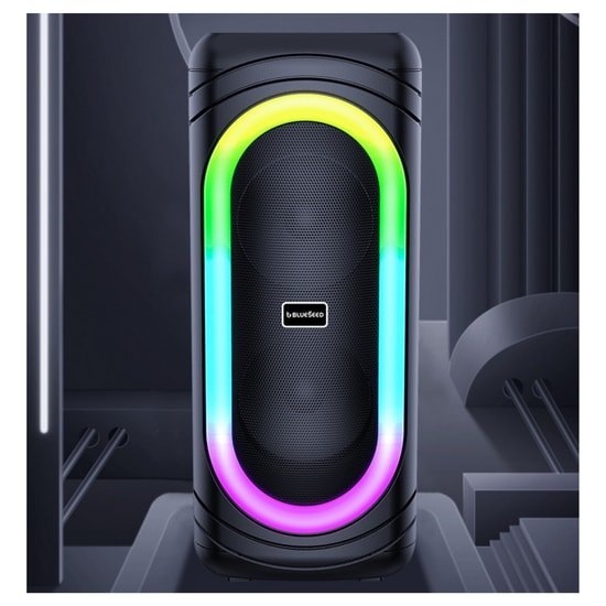 Blueseed BS-106 Party Box 10W Kablosuz Bluetooth Hoparlör - Siyah, Taşınabilir Speaker, AUX/USB/TF Kart Desteği