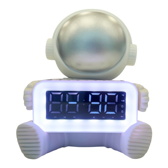 Nettech CH-M56 Astronot Tasarımlı Kablosuz Bluetooth Speaker (NT-108809) - 10m Mesafe, LED Lamba, USB Çıkışlı