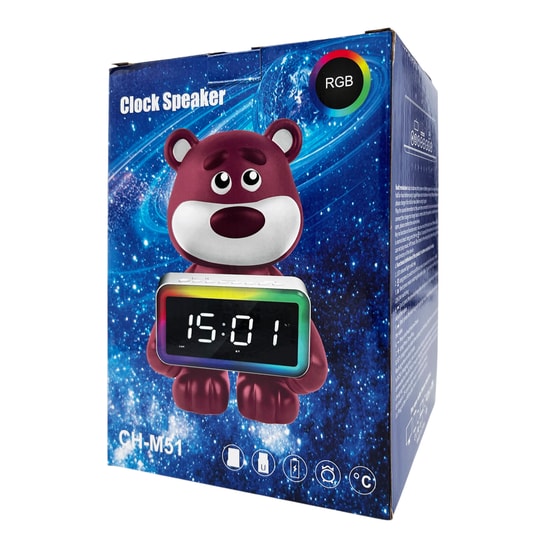 Nettech CH-M53 Karikatür Model Kablosuz Bluetooth Hoparlör (NT-108810) - USB ve MicroSD Kart Destekli