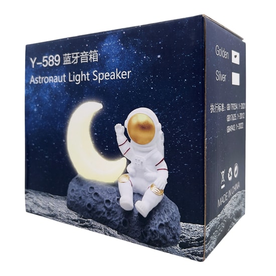 Nettech Y-589 Astronot Model Kablosuz Bluetooth Hoparlör (NT-108814) - USB ve MicroSD Kart Destekli