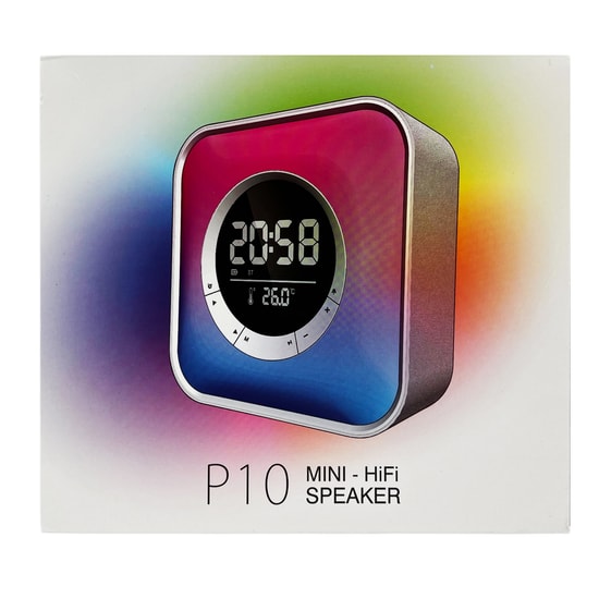 Nettech P10 Minibox RGB Özellikli Kablosuz Hoparlör - Bluetooth, Stereo Ses, USB ve Multimedya