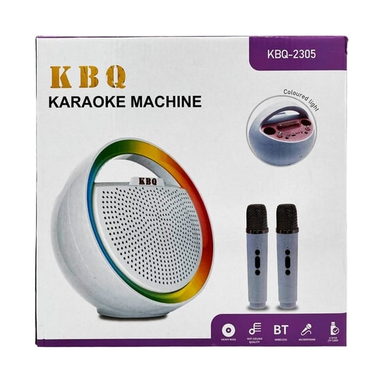 Nettech KBQ-2305 Karaoke Box Kablosuz Bluetooth Hoparlör (NT-108825) - Taşınabilir Speaker, Stereo, Yüksek Ses Kalitesi