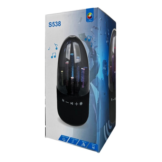 Nettech S538 Minibox Kablosuz Stereo Bluetooth Hoparlör - USB, AUX, Type-C, Mikrofonsuz, Taşınabilir Speaker