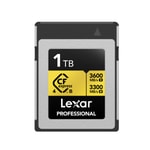 Lexar 1Tb LCXEXP4001T-RNENG CF-Exp Professional Gold Series CF Express Type-B 3600Mbs Okuma 3300Mbs Yazma Kart Bellek