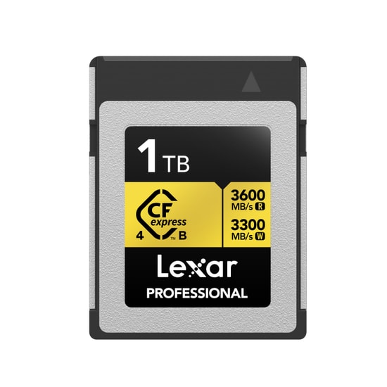 Lexar 1Tb LCXEXP4001T-RNENG CF-Exp Professional Gold Series CF Express Type-B 3600Mbs Okuma 3300Mbs Yazma Kart Bellek