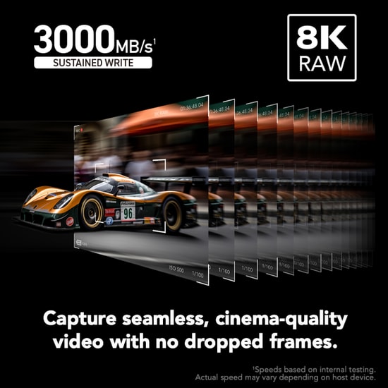 Lexar 1Tb LCXEXP4001T-RNENG CF-Exp Professional Gold Series CF Express Type-B 3600Mbs Okuma 3300Mbs Yazma Kart Bellek