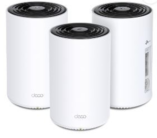 TP-Link Deco PX50 (2-Paket) AX3000 Mesh Wi-Fi 6 Sistemi (DECO-PX50-2P) - Powerline, 420m2 Kapsama, 150 Cihaz, Gigabit