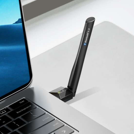 TP-Link UB500-PLUS Bluetooth 5.3 USB Adaptör - Yüksek Hızlı, Güçlü Bağlantı, Ayarlanabilir Anten, Tak Çalıştır, Mini Boy