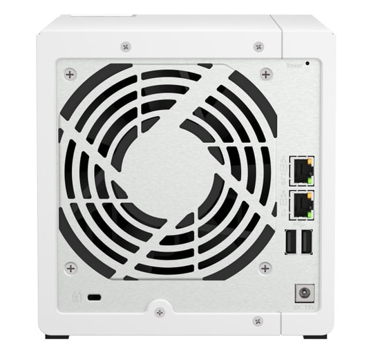 QNAP TS-433-4GB 4 Disk Yuvalı Beyaz Tower NAS - ARM 4 Çekirdek, USB 3.2, 2.5G Ethernet, Fan Soğutmalı Depolama Çözümü