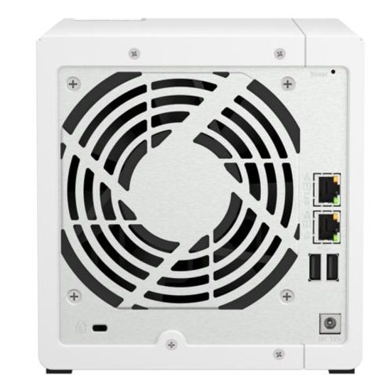 QNAP TS-433-4GB 4 Disk Yuvalı Beyaz Tower NAS - ARM 4 Çekirdek, USB 3.2, 2.5G Ethernet, Fan Soğutmalı Depolama Çözümü