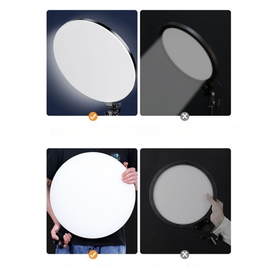 Nettech GS-330 12 İnç Led Ring Light Işık - RGB Led, Çerçevesiz, Mükemmel Aydınlatma ve Yüksek Performans