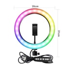 Nettech MJ33 13" Siyah Led Ring Light Işık (NT-108281) - Profesyonel Fotoğraf ve Video Çekimleri İçin İdeal Aydınlatma