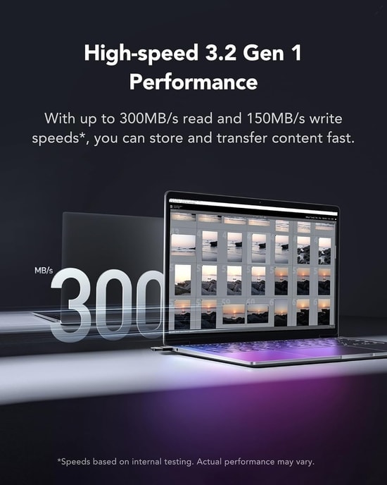 Lexar 64GB JumpDrive F35 Pro USB 3.2 Parmak İzi Korumalı Flash Bellek (LJDF35P064G-RNBNG) - 400MB/s 350MB/s