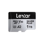Lexar 1Tb High Performance Silver Plus MicroSdxc Uhs-I 205Mbs / 150Mbs C10 A2 Adaptörlü LMSSIPL001T-BNANG Kart Bellek