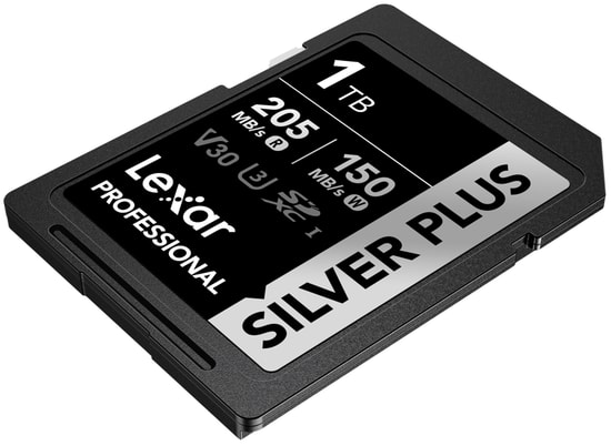 Lexar 1Tb SD Professional Silver Plus SDXC Uhs-I Card 205Mbs Okuma 150Mbs Yazma C10 V30 U3 LSDSIPL001T-BNNNG Kart Bellek