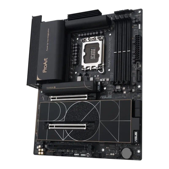 Asus ProArt Z890 Creator Wifi Intel Z890 LGA1851 DDR5 9066 Hdmi 2xThunderbolt5 Usb4 5xM2 Usb3.2 WiFi 7 10G Lan Ana Kart