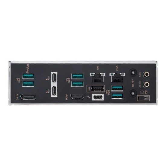 Asus ProArt Z890 Creator Wifi Intel Z890 LGA1851 DDR5 9066 Hdmi 2xThunderbolt5 Usb4 5xM2 Usb3.2 WiFi 7 10G Lan Ana Kart