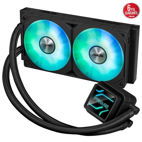 Asus Prime LC 240 Argb Sıvı Soğutucu Intel AMD Uyumlu İşlemci 240mm Aura Fan Ve Soğutucu