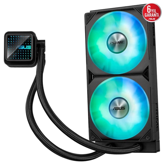 Asus Prime LC 240 Argb Sıvı Soğutucu Intel AMD Uyumlu İşlemci 240mm Aura Fan Ve Soğutucu