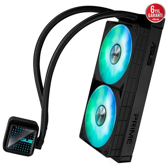 Asus Prime LC 240 Argb Sıvı Soğutucu Intel AMD Uyumlu İşlemci 240mm Aura Fan Ve Soğutucu