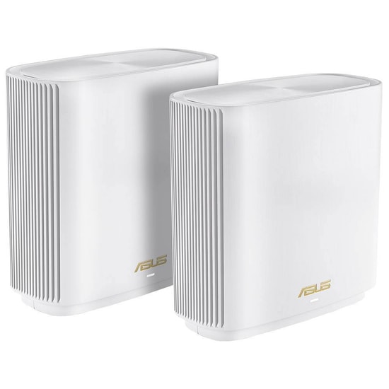 Asus ZenWifi XT8 Kablosuz Mesh AX6600 WiFi 6 Tri-Band AiProtection Pro AiMesh (Beyaz İkili Paket) Access Point Router