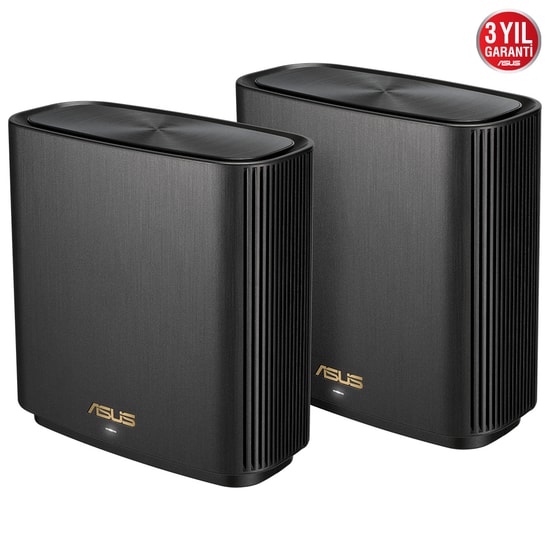 Asus ZenWifi XT8 Kablosuz Mesh AX6600 WiFi 6 Tri-Band AiProtection Pro AiMesh (Beyaz İkili Paket) Access Point Router