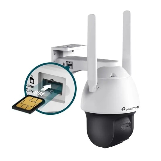 TP-Link VIGI C540-4G 4MP 4mm Lens 4G PTZ Kamera - 30m Full Color Gece Görüşü, İnsan/Araç Algılama, İki Yönlü Ses
