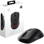 MSI Versa 300 Elite Kablosuz Oyuncu Mouse - 26000 DPI, 2.4GHz, Bluetooth 5.3, RGB, 6 Tuşlu, Şarjlı Optik Tasarım