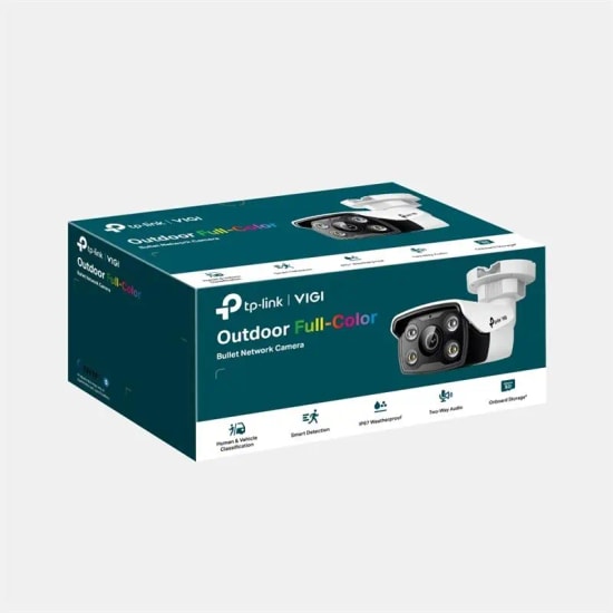 Tp-Link Vigi C340 V2.20 4mp H.265+ 2.8mm Lens 30Metre 7/24 Full Color İnsan Algılama Dahili Mikrofon Bullet Ip Kamera