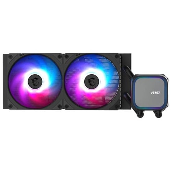 MSI MAG CORELIQUID A13 240 Sıvı İşlemci Soğutucu - 240mm Radyatör, ARGB Aydınlatma, 2x120mm PWM Fan, Intel-AMD Uyumlu