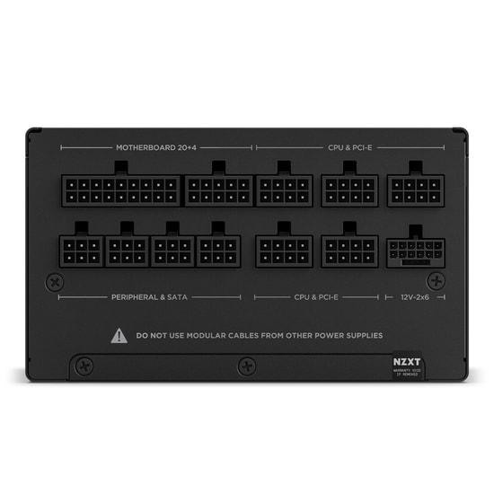NZXT C1200 1200W 80+ Gold Tam Modüler ATX 3.1 Güç Kaynağı (PA-2G2BB-EU) - 13.5cm Fan, Sessiz, PCIe 5.1 Destekli