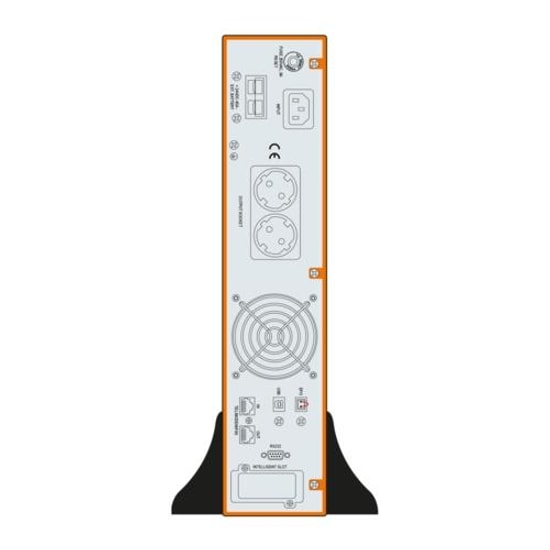 Makelsan Powerpack SE-RT 3Kva 1f-1f (6x7Ah) 5-12dk K.G.K Rack Online Güç Faktörü 0.9 MU03000N11EAR02 Güç Kaynağı Ups