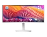 Msi 34 Modern MD342CQPW 3440x1440 (UWQHD) 16:9 1500R UsbC 10bit Curve VA 120hz 1ms Beyaz Monitör