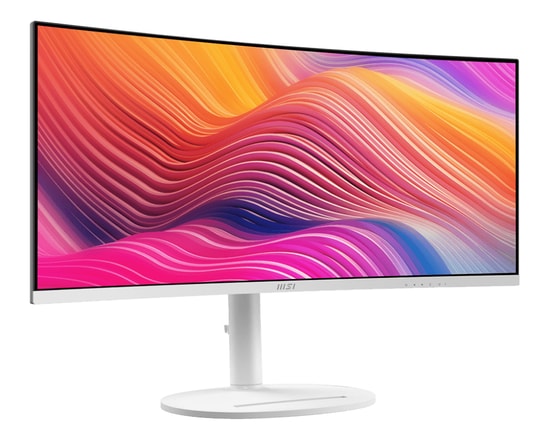 Msi 34 Modern MD342CQPW 3440x1440 (UWQHD) 16:9 1500R UsbC 10bit Curve VA 120hz 1ms Beyaz Monitör
