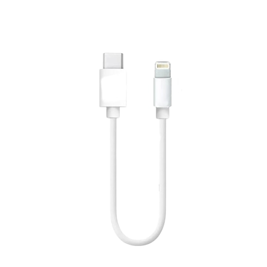 Nettech NT-29 Plastik 20 Cm Type-C To Lightning Şarj ve Data Kablosu (NT-110208) - Beyaz, 20W Hızlı Şarj Desteği